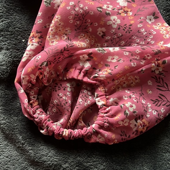 Forever 21 floral open back dress pink - Picture 4 of 6